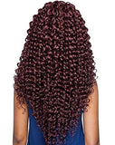 (6 PACK) Afri Naptural Caribbean Crochet Braid - CBP05 WATER FALL 18" (1B)