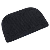 27X18 Inch Anti Fatigue Kitchen Rug Mats are Made of 100% Polypropylene Half Round