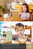 Cereal Container Storage Set - Airtight Food Storage Containers, Kitchen & Pantry