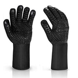 BBQ Gloves 1472°F Extreme Heat Resistant Ov Grill Gloves Heat Proof/Fireproof Gloves