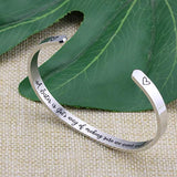 Joycuff Sister Gifts Best Friends Jewerly Inspirational Cuff Bangle Bracelets for Women