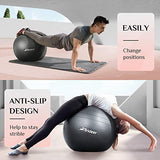 Trideer Exercise Ball (45-85cm) Extra Thick Yoga Ball Chair, Anti-Burst Heavy Duty