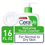 CeraVe Hydrating Facial Cleanser | Moisturizing Non-Foaming Face Wash