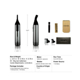 URBANER MB-062 Waterproof Facial Hair Trimmer | Eyebrow Trimming Grooming Kit for Men