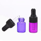 Multicolor Glass Dropper Bottles Mini Essential Oils Dropper Bottles Empty Refillable Perfume Sample Bottle Makeup Glass Vials With Dropper Pipette 2ml Transfer Pipettes 30 Packs Set(2ml)