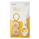 SSENSIL, Dental Floss with Holder for Plaque and Food Removal, Oral Care, Tooth Cleaner, 2 packs of Dental Floss, White
