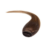 Ombre 100% Remy Human Hair Clip in Extensions Double Weft Full Head Thick Thickened Long Soft Straight 8pcs 18clips 14" / 14 inch 120g 4T27P4 Medium Brown to Dark Blonde mix Medium Brown