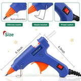 Hot Glue Gun, ccbetter upgraded version Mini Hot Melt Glue Gun with 30pcs Glue Sticks