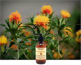 100% Pure Safflower Seed Oil Cold Pressed - All-Natural Anti Aging Moisturizer; Rich in Linoleic Acid & Omega 3 & 6. Best Pure Oil for a Healthy Skin, Face, Hair Growth, & Soap Making, 4oz Glass Pump