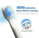 Sonicety Electric Toothbrush HI-503 (Value Pack Includes 3 Brushheads) (Blue)