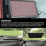 POWOXI 3.3W-Solar-Battery-Trickle-Charger-Maintainer -12V Portable Waterproof Solar