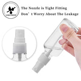 2oz Small Glass Spray Bottles for Essential Oils, Empty Clear Fine Mist Spray Bottle 16 Pack