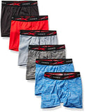 Hanes Boys' Boxer Brief, Assorted Space Dyes & Solids, Small