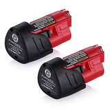 Powerextra 2 Pack 12V 3000mAh Lithium-ion Replacement Battery Compatible