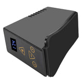 Tattoo Power Supply, 2 Types Mini Digital LCD Tattoo Machine Power Supply for Tattoo Machine Artists Foot Pedal, Black(US)