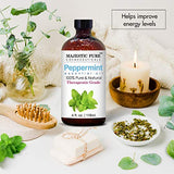 Majestic Pure Peppermint Essential Oil, Pure and Natural, Therapeutic Grade Peppermint Oil