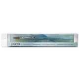 Pana USA Acrylic Nail Brush100% Pure Kolinsky Hair New Teal Wood Handle with Silver Ferrule Oval Crimped Shaped Style (Size # 8)
