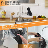 BBQ Gloves 1472°F Extreme Heat Resistant Ov Grill Gloves Heat Proof/Fireproof Gloves