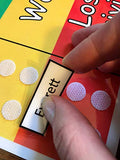 Behavior Clip Chart for Multiple Kids. Comes with 1, 2, 3, 4, 5, or 6 Custom Movable