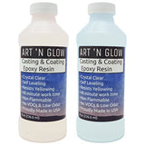 Art 'N Glow Clear Casting and Coating Epoxy Resin - 16 Ounce Kit