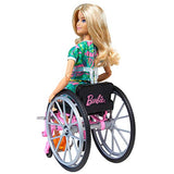 Barbie Fashionistas Doll #165, with Wheelchair & Long Blonde Hair Wearing Tropical