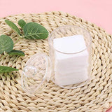 Tbestmax 10 Oz Plastic Cotton Swab Ball Pad Holder, Qtip Jar Clear Makeup Organizer
