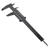 Romlon Tattoo Measuring Eyebrow Ruler - 5Pcs Plastic Vernier Caliper 6Inch Double Scale Sliding Gauge Tool Permanent Makeup Tattoo Eyebrow Line Lip Ruler for Jewelers Measuring Tool