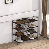 Simple Houseware 4-Tier Shoe Rack Storage Organizer, Bronze