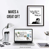 Michael Scott Motivational Quote Poster