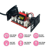 Foval 150W Car Power Inverter 12V DC to 110V AC Converter with 3.1A Dual USB Car