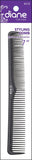 Diane Styling Comb, Bone/Black, 12 Count