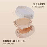 EQUMAL NO MORE CUSHION & CONCEALIGHTER 01 VITAFUL