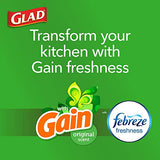 Glad ForceFlex Tall Kitchen Drawstring Trash Bags, 13 Gal, 100 Ct (Package May Vary)