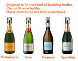 Champagne Sealer Stopper, BGMAX 3 Pack Stainless Steel Sparkling Wine Bottle