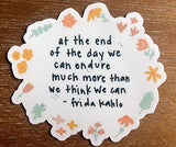 Inspirational quote stickers | Waterproof vinyl decals for laptops, hydro flasks, water bottles