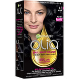 Garnier Olia Ammonia-Free Brilliant Color Oil-Rich Permanent Hair Color, 1.0 Black