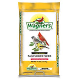 Wagner's 76025 Four Season Black Oil Sunflower Seed Wild Bird Food, 10-Pound Bag