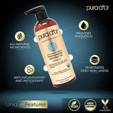 PURA D’OR Organic Fractionated Coconut Oil (16oz / 473ml) USDA Certified 100% Pure