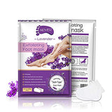 Foot Peel Mask 5 Pack, Soft Foot Exfoliating Peeling Scrub Mask