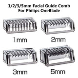 RICH Guide Comb for Philips OneBlade, Facial Hair Clippers Beard Trimmer Guide Comb,1/2 / 3 / 5mm for Choose