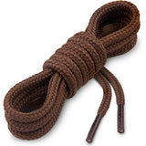 Miscly Round Boot Laces [1 Pair] Heavy Duty and Durable Shoelaces for Boots