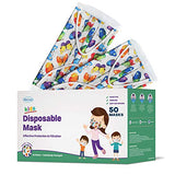 WeCare Kids Face Masks 50 Pack, Butterfly Print Masks, Individually Wrapped