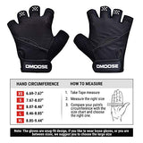 DMoose Weight Lifting Gloves for Deadlifts, Weightlifting, Powerlifting, Crossfit