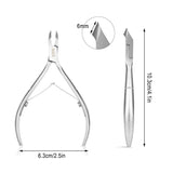 BEZOX Cuticle Nippers Cuticle Clippers - Stainless Steel Professional Cuticle Cutter Hangnails Trimmers - Full Jaw(6mm)