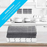 Zeppoli Kitchen Towels, 12 Pack - 100% Soft Cotton - 15 x 25 Inches - Dobby Weave