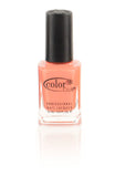 Color Club Nail Lacquer In Theory, Nail Collection, Medium Coral Color .5 fl oz (15 mL)