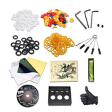 Beginner Complete Tattoo Kit 4 Machine Gun 40 Color Ink Set Grips Tubes Power Supply