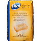 Dial Antibacterial Bar Soap, Gold, 4 Ounce (Pack of 4) Bars