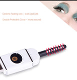 Heated Eyelash Curler USB Rechargeable Electric Lash Curler for Women