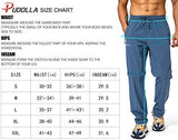 Pudolla Men's Workout Athletic Pants Elastic Waist Jogging Running Pants